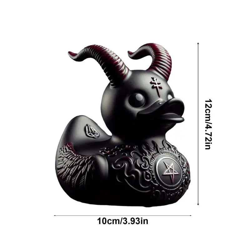 RockDemon: Gothic Punk Death Rock Duck Car Ornament