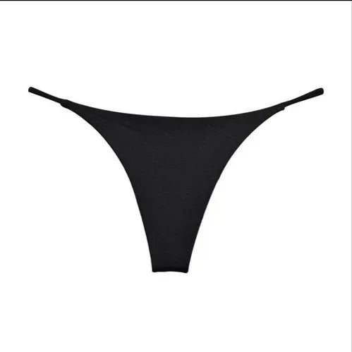 New SilkTouch: Deep V Breathable Low-Waist Thong Panties