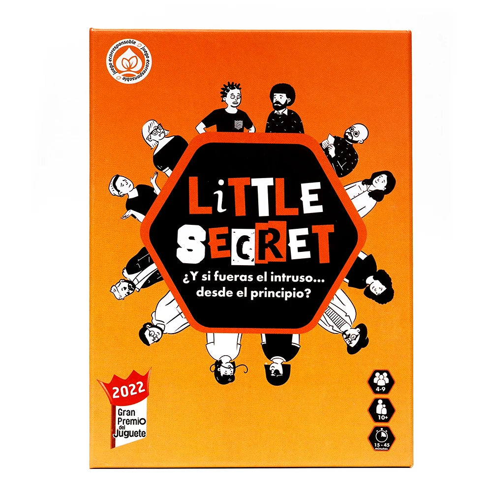 LITTLE SECRET Spanish Board Game Mystery Creativity and Fun Game with Friends and Family