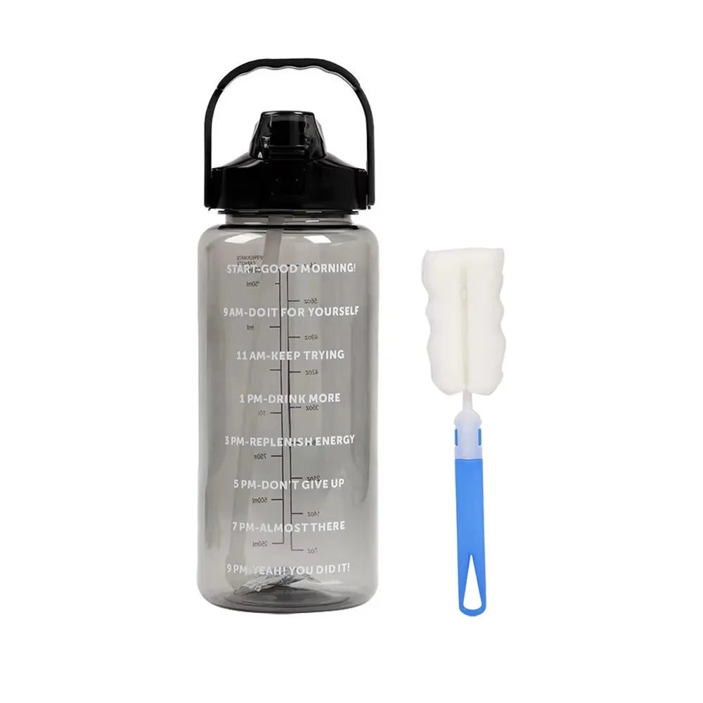 HydratePro: Ultimate 2-Liter Portable Water Bottle – Your Essential Hydration Companion