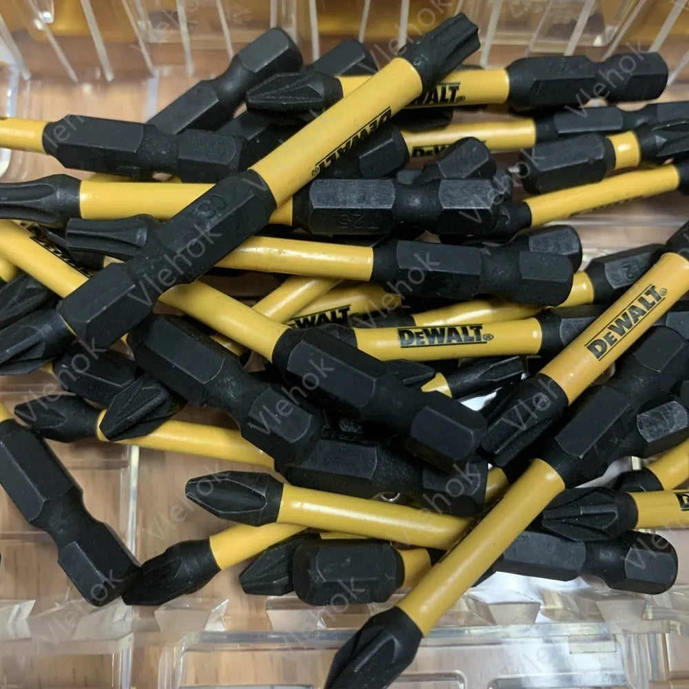 DEWALT 6.35MM 1/4" Bits High Electric Screwdriver Driver Drill Bit Set High Hardness Screwlock Sleeve Power Impact