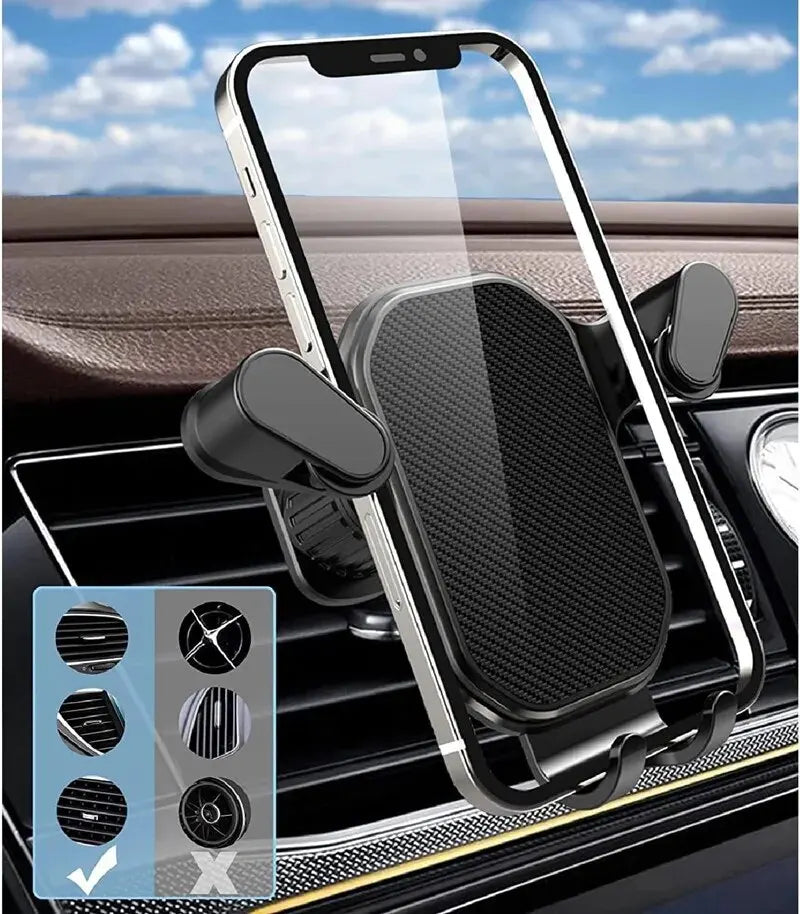 GravityGrip: Universal Air Vent Car Phone Holder