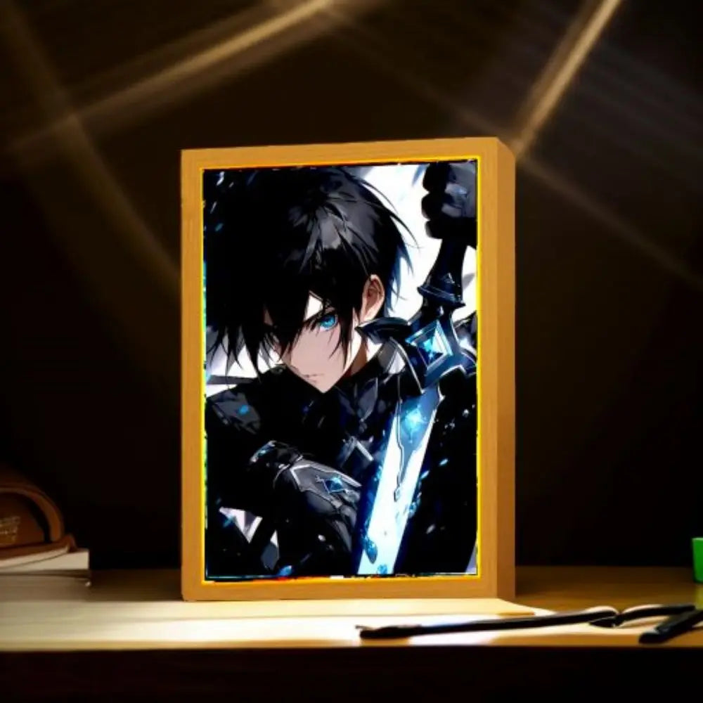 Kirito Luminous: Anime LED Collector's Display