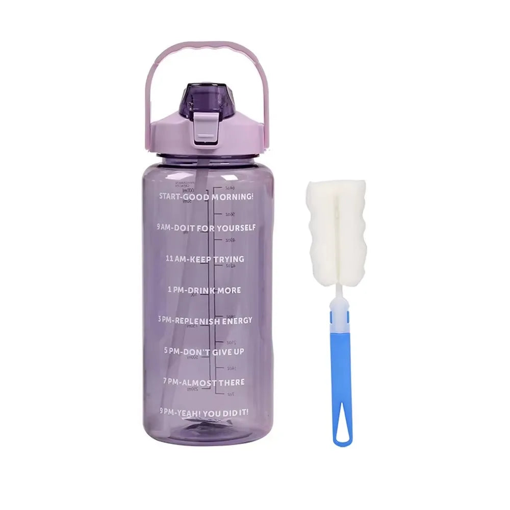 HydratePro: Ultimate 2-Liter Portable Water Bottle – Your Essential Hydration Companion