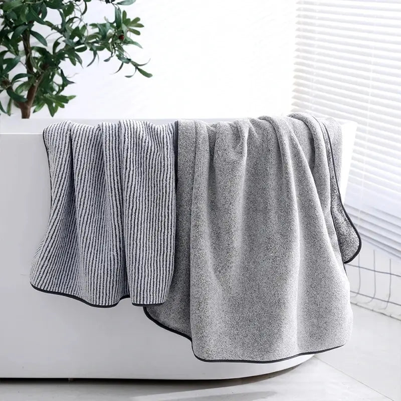 1PCS Thickened Bath Towels for The Body Microfiber Towel for Gym Sports Shower Robe for Spa Beath Home - Surpriseshopper.com