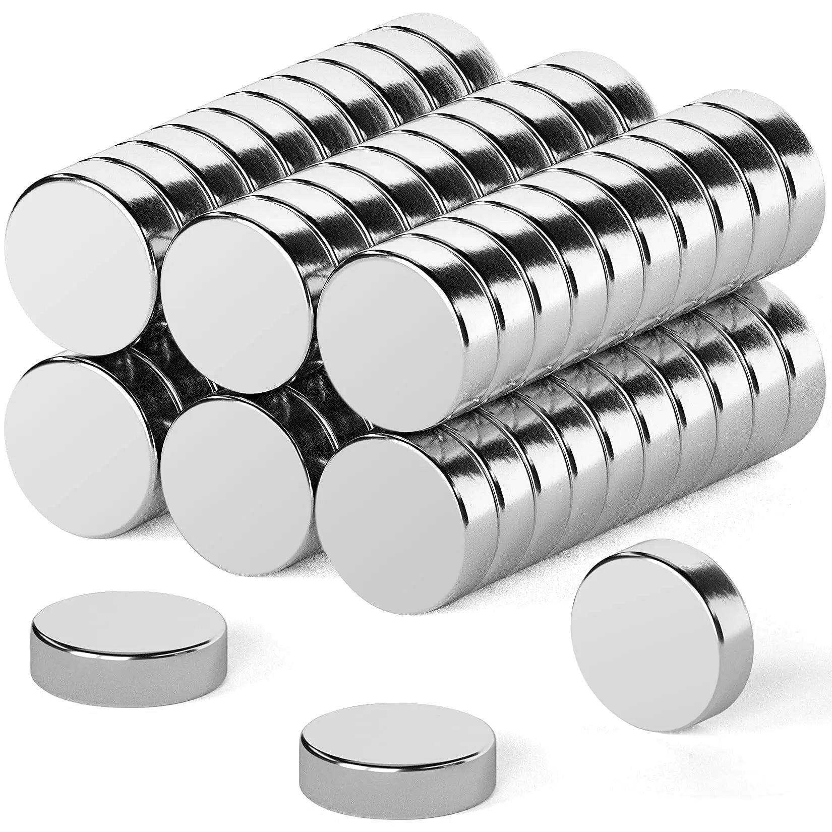 Super Strong Neodymium Disc Magnets Powerful Rare Earth Magnets for Fridge, DIY, Building, Scientific, Craft, and Office Magnets - Surpriseshopper.com