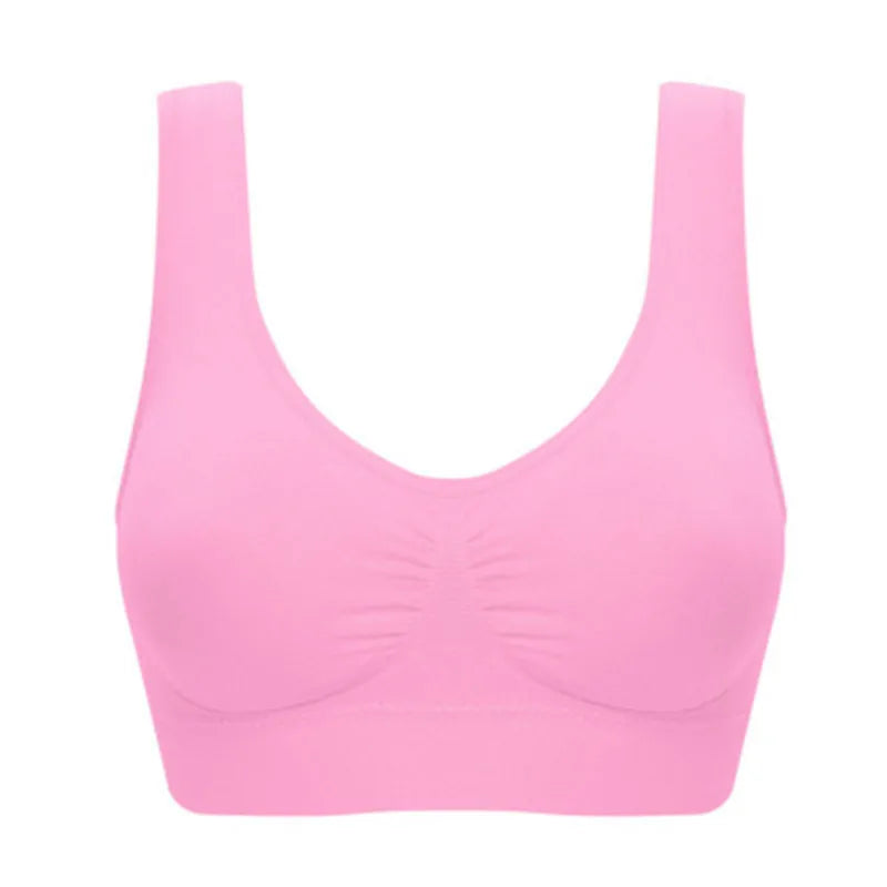 Sexy women push up BREAST bra big size backless bras plus size wireless brassiere breathable seamless bra 1pcs wfws01