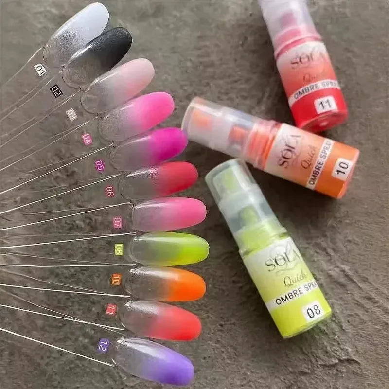 Nail 10g Spray Powder Ombre Spray for Nail Create A Few Seconds To Achieve A Gradient Effect Pigment Nail Aurora Powder New