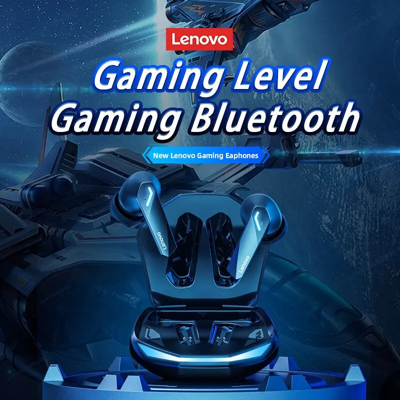 Lenovo GM2 Pro Bluetooth 5.3 Earphones Sports Headset Wireless In-Ear Gaming Low Latency Dual Mode Music Headphones New - Surpriseshopper.com