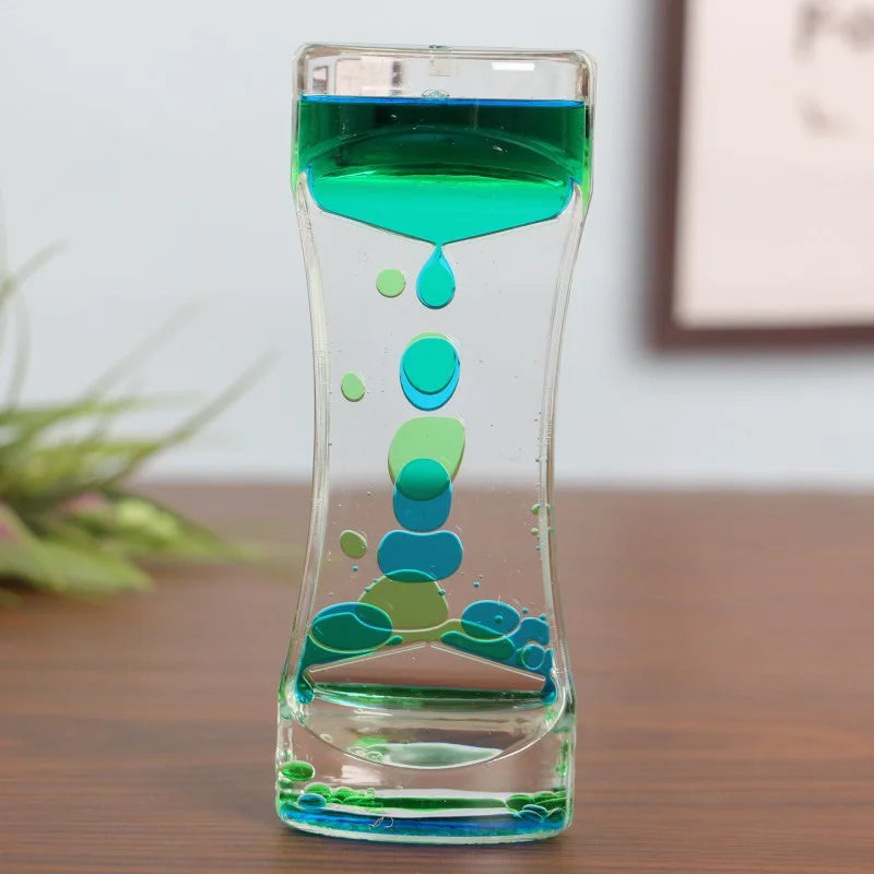 FluidMotion: Creative Mixed Color Liquid Hourglass Timer