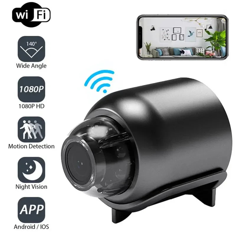 MiniGuard: Smart 1080p WiFi Camera – Your Ultimate Indoor Surveillance Solution!