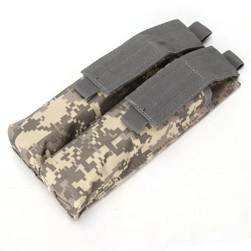 P90/UMP Molle Double Magazine Pouch Waist Pack Bag Outdoor Hunting Accessories Flashlight Holder Rifle Mag Holster Vest Pouches