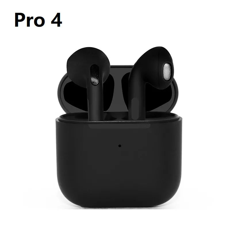 Pro 4 TWS Wireless Headphones Earphone Bluetooth-compatible 5.3 Waterproof Headset with Mic for Xiaomi iPhone Pro4 Earbuds - Surpriseshopper.com