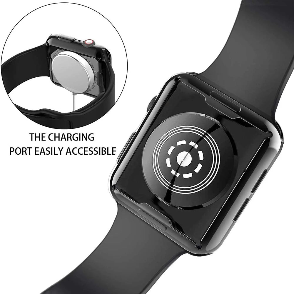 Screen Protector for Apple Watch Case Ultra 2 49 41 44 40 45 42mm TPU Bumper Cover Accessories for iWatch Series 10 9 8 7 SE 6 4 - Surpriseshopper.com