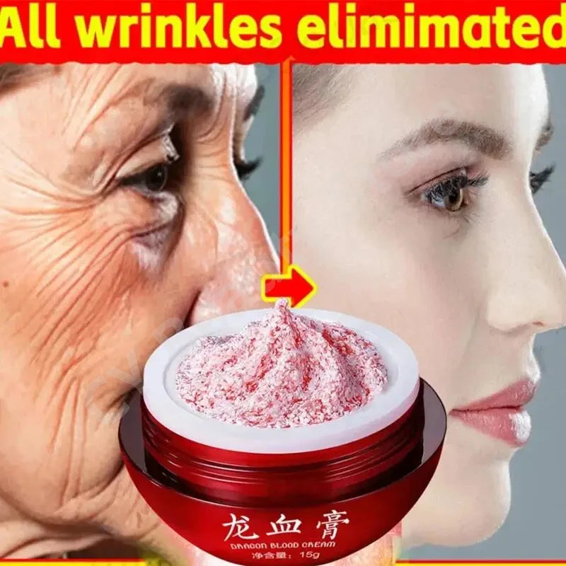 10pcs Dragon Blood Cream Wrinkle Removal Facial Serum Rejuvenation Lift Firming Anti-aging Whitening Invisible Pores Skin Care