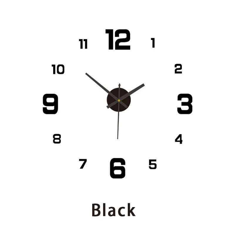 Creative Digital Glow-In-The-Dark Clock Personality Home Diy Wall Clock Decorative Wall Mount Clock Acrylic Wall Clock