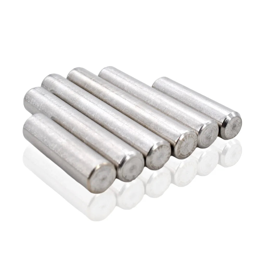 M1.5 M2 M2.5 M3 M4 M5 M6 M8 Cylindrical Locating Dowel Pin 304 Stainless Steel Metal Fixing Shaft Lock Pins Round Bar Solid Rod