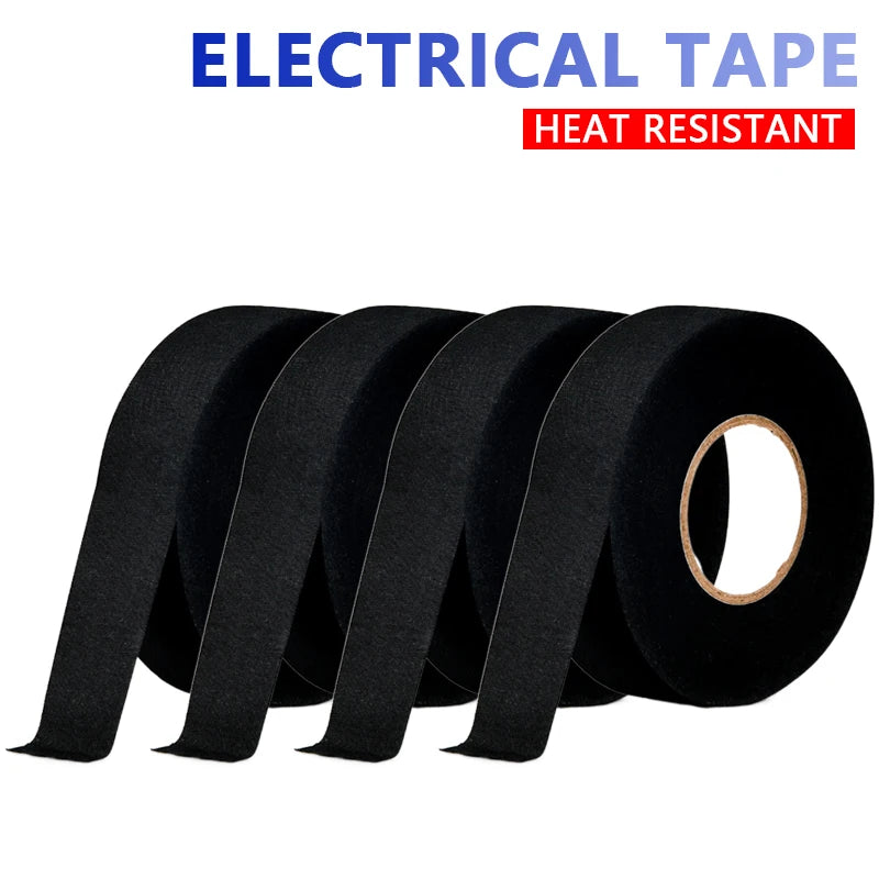 Electrical Tape Heat Resistant Harness Tape Insulation Automotive Fabric Cloth Tape Waterproof Noise Resistance Adhesives Tape