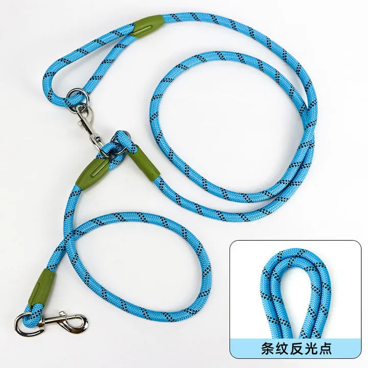 SafeWalk: Ultimate Reflective Nylon Dog Leash – Safety Meets Comfort