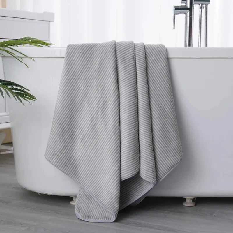 1PCS Thickened Bath Towels for The Body Microfiber Towel for Gym Sports Shower Robe for Spa Beath Home - Surpriseshopper.com