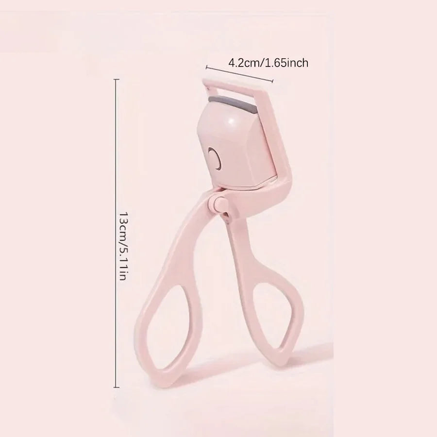 1 electric eyelash curler, eyelash curler curling device, long-lasting curling, portable for travel and makeup on the go - Surpriseshopper.com