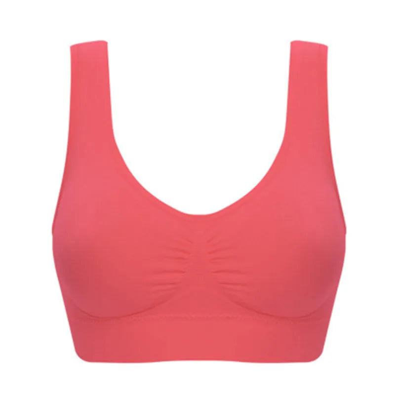 Sexy women push up BREAST bra big size backless bras plus size wireless brassiere breathable seamless bra 1pcs wfws01