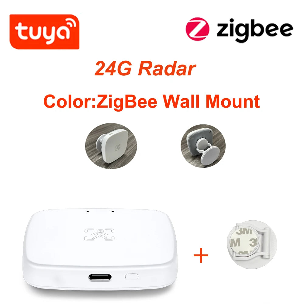 Tuya WiFi /Zigbee Human Presence Detector Smart Human Body PIR Sensor Radar Detector Microwave Motion Sensors