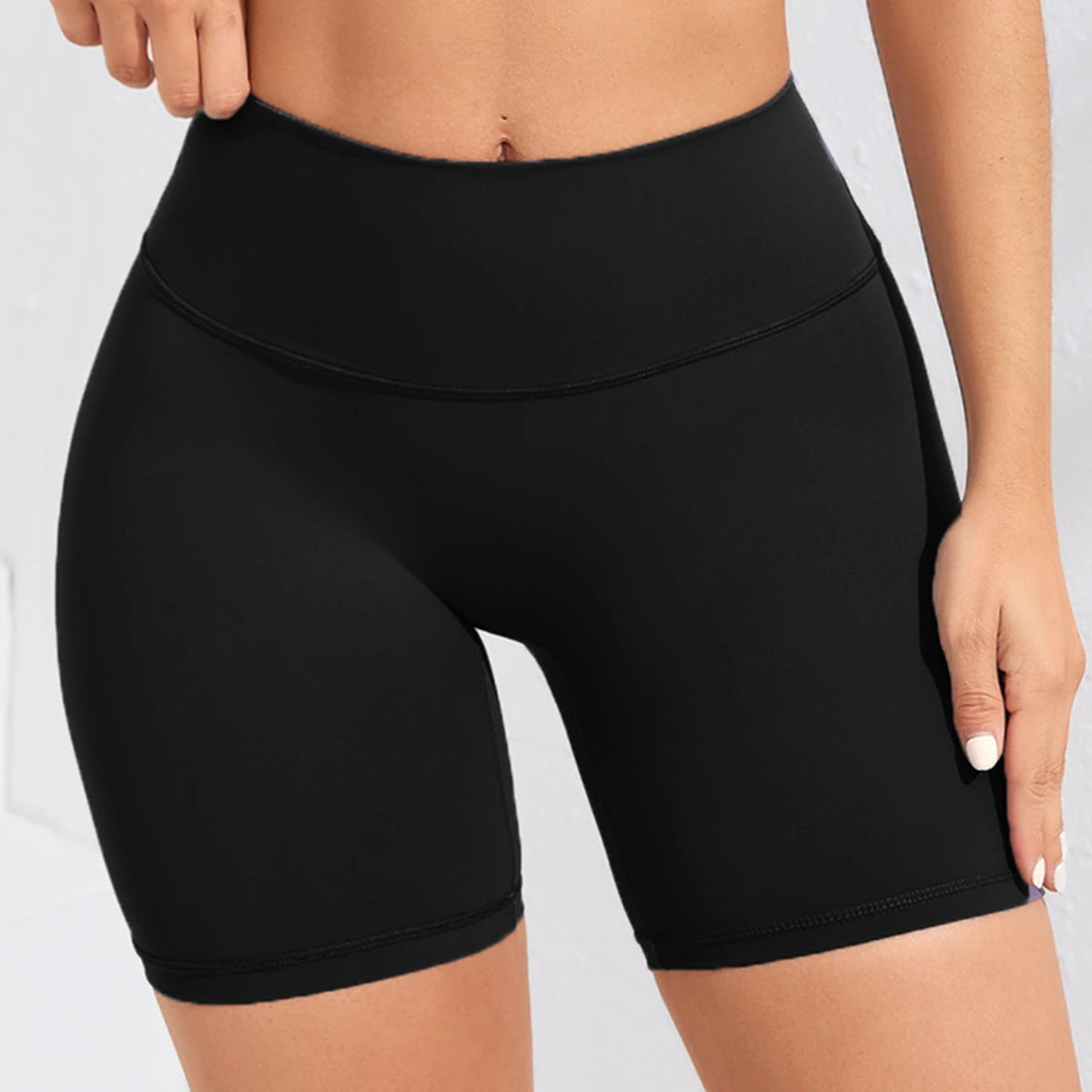 Yoga Shorts Women Fitness Shorts Girl Running High Waist Short Quick Drying Squat Proof Cycling Workout Gym Tight  Shorts Black - Surpriseshopper.com