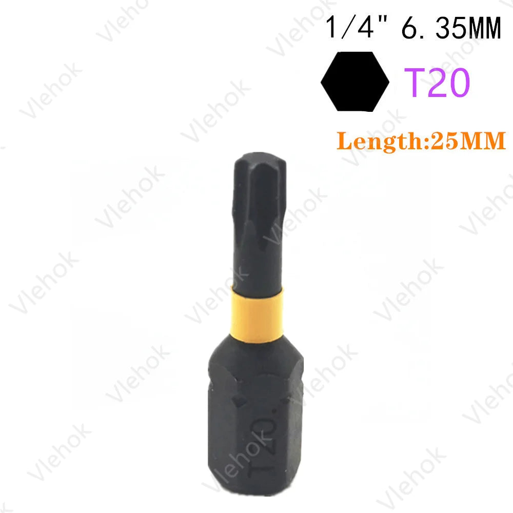 DEWALT 6.35MM 1/4" Bits High Electric Screwdriver Driver Drill Bit Set High Hardness Screwlock Sleeve Power Impact