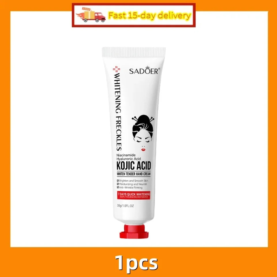 SADOER Kojic Acid Hand Cream MoisturizingAnti-chappingNourishingBrighteningHydrating Hand Creams Beauty Hands Skin Care Products - Surpriseshopper.com