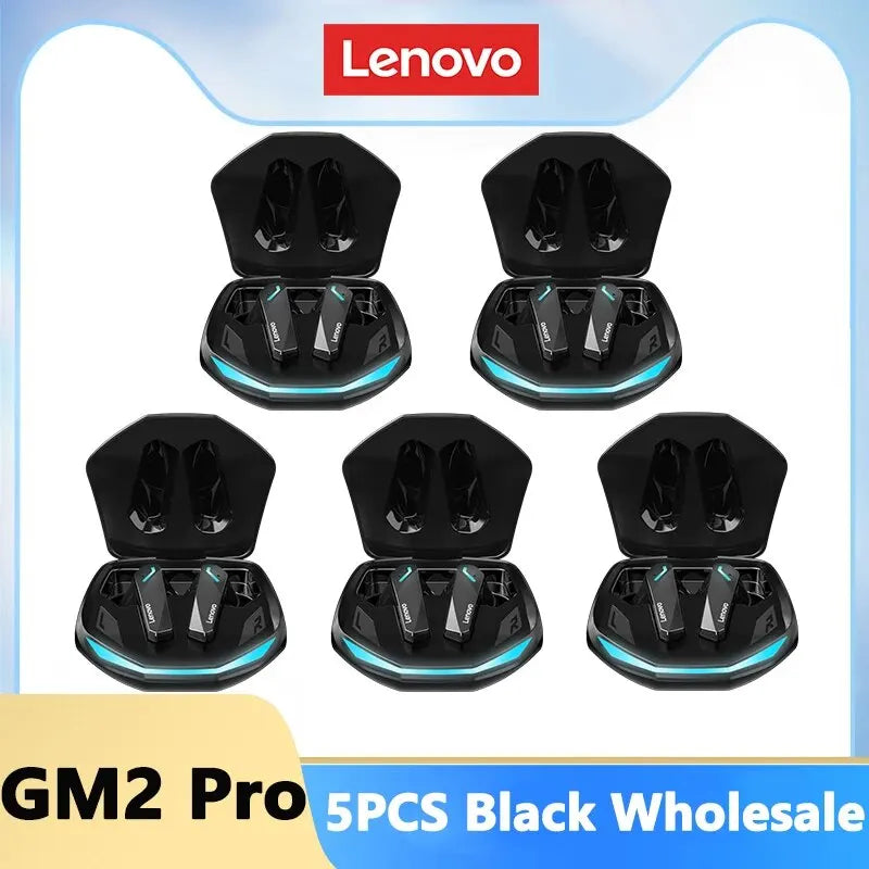 Lenovo GM2 Pro Bluetooth 5.3 Earphones Sports Headset Wireless In-Ear Gaming Low Latency Dual Mode Music Headphones New - Surpriseshopper.com