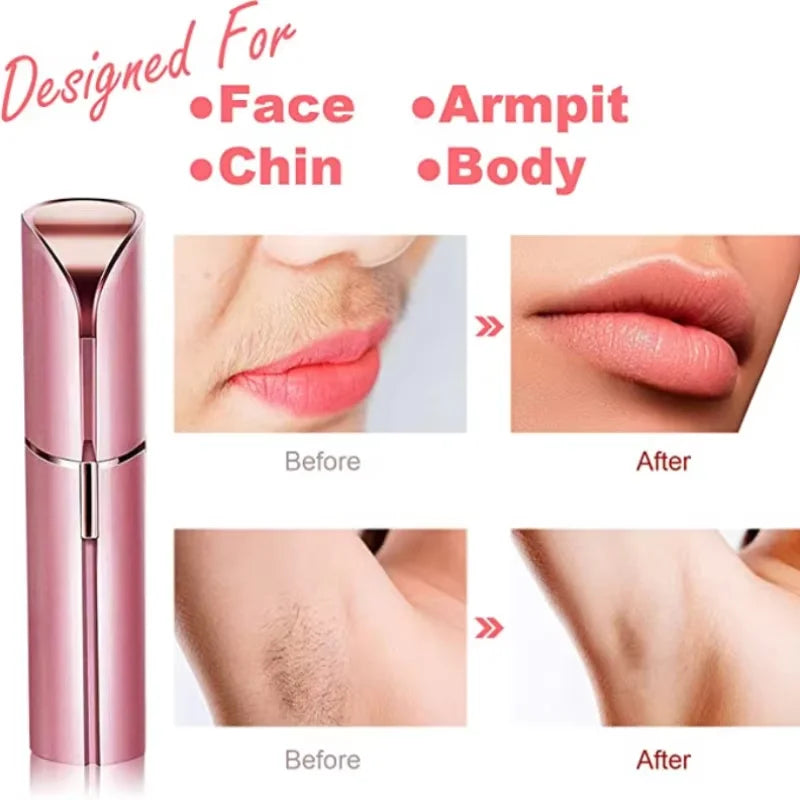 Xiaomi Electric Eyebrow Trimmer Mini Epilator Lip Facial Hair Removal Portable Women Painless Razor Tool Beauty Health Cosmetics