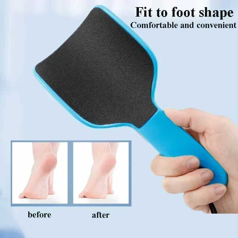 1-2pc Professional Curved Foot File Dead Skin Calluses Remover Double-Sided Professional Pedicure Foot File U Shaped Foot Sander