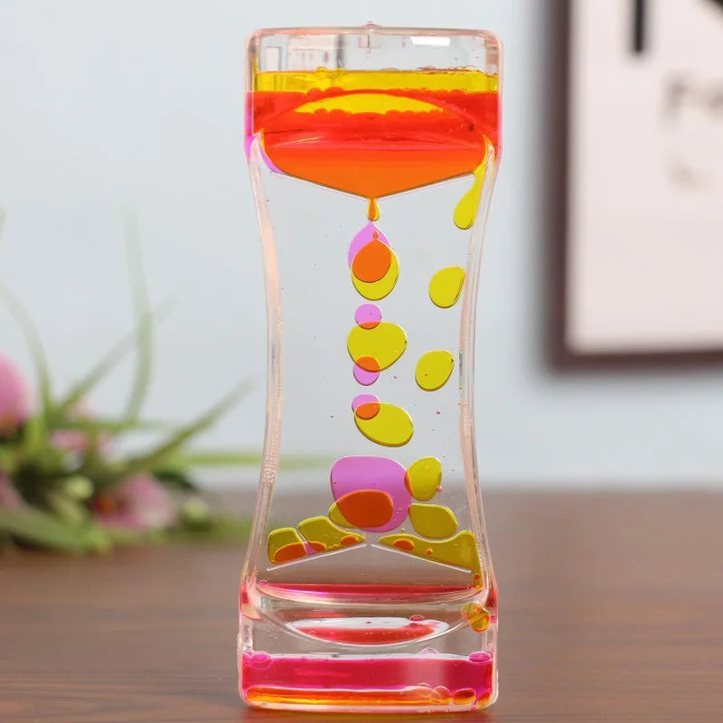 FluidMotion: Creative Mixed Color Liquid Hourglass Timer