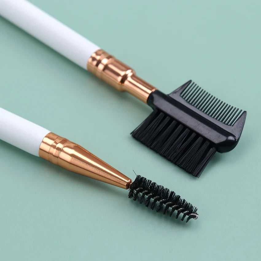 1PC Double Ended Eyebrow Comb Brush Beauty Makeup Brushes Eyelash Applicator Professional Make Up Tool