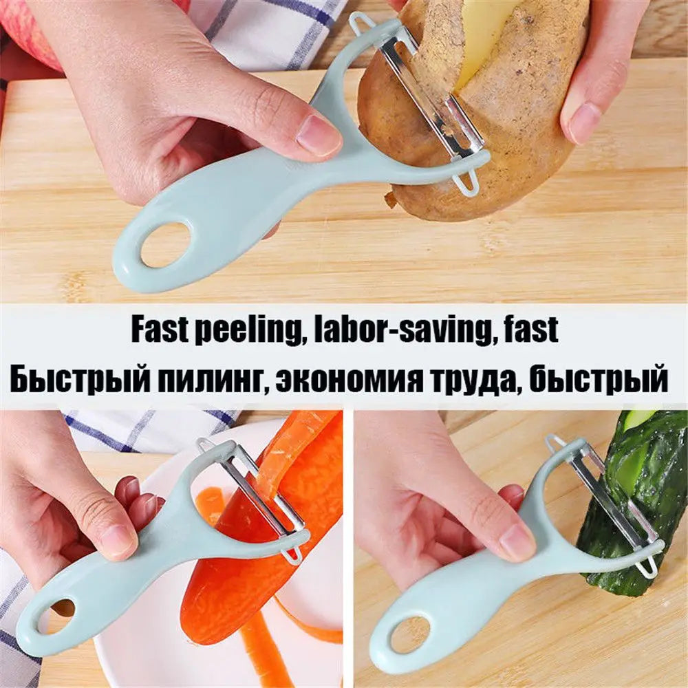 Slice Master: Stainless Steel Fruit & Vegetable Peeler