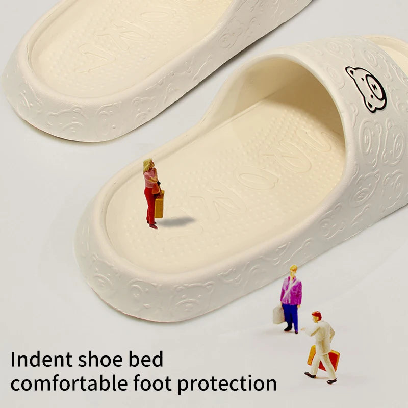 Non-slip Slippers Female Outer Wear 2024 New Bathroom Bathroom Indoor Home Sandals Female Summer Eva - Surpriseshopper.com