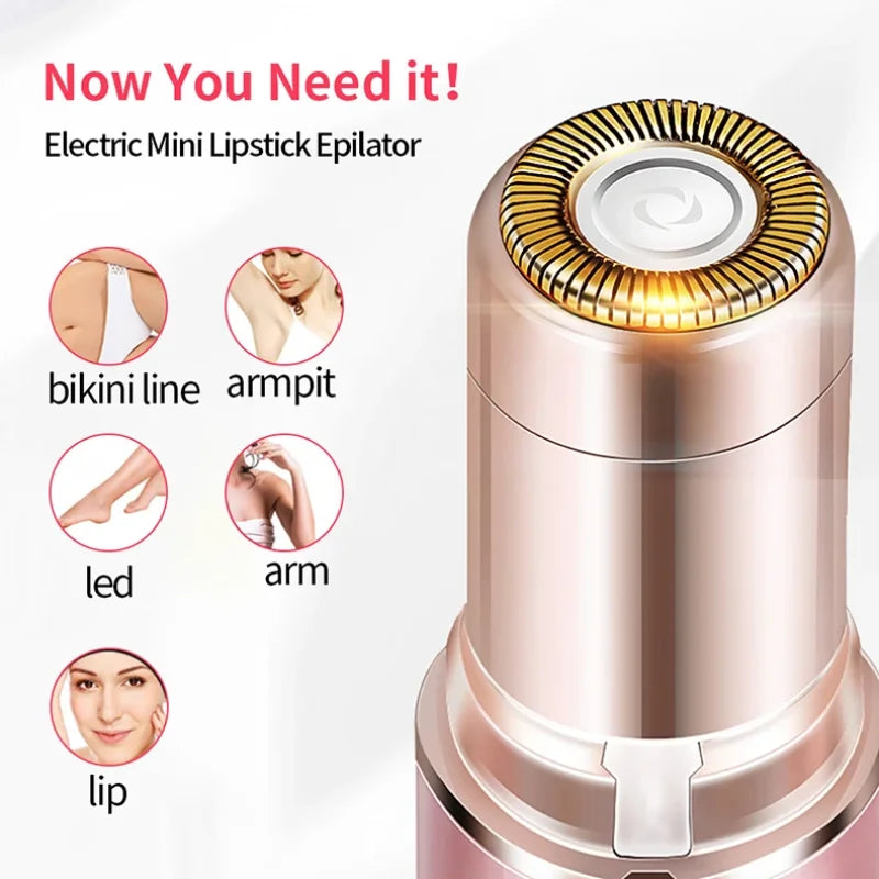 Xiaomi Electric Eyebrow Trimmer Mini Epilator Lip Facial Hair Removal Portable Women Painless Razor Tool Beauty Health Cosmetics