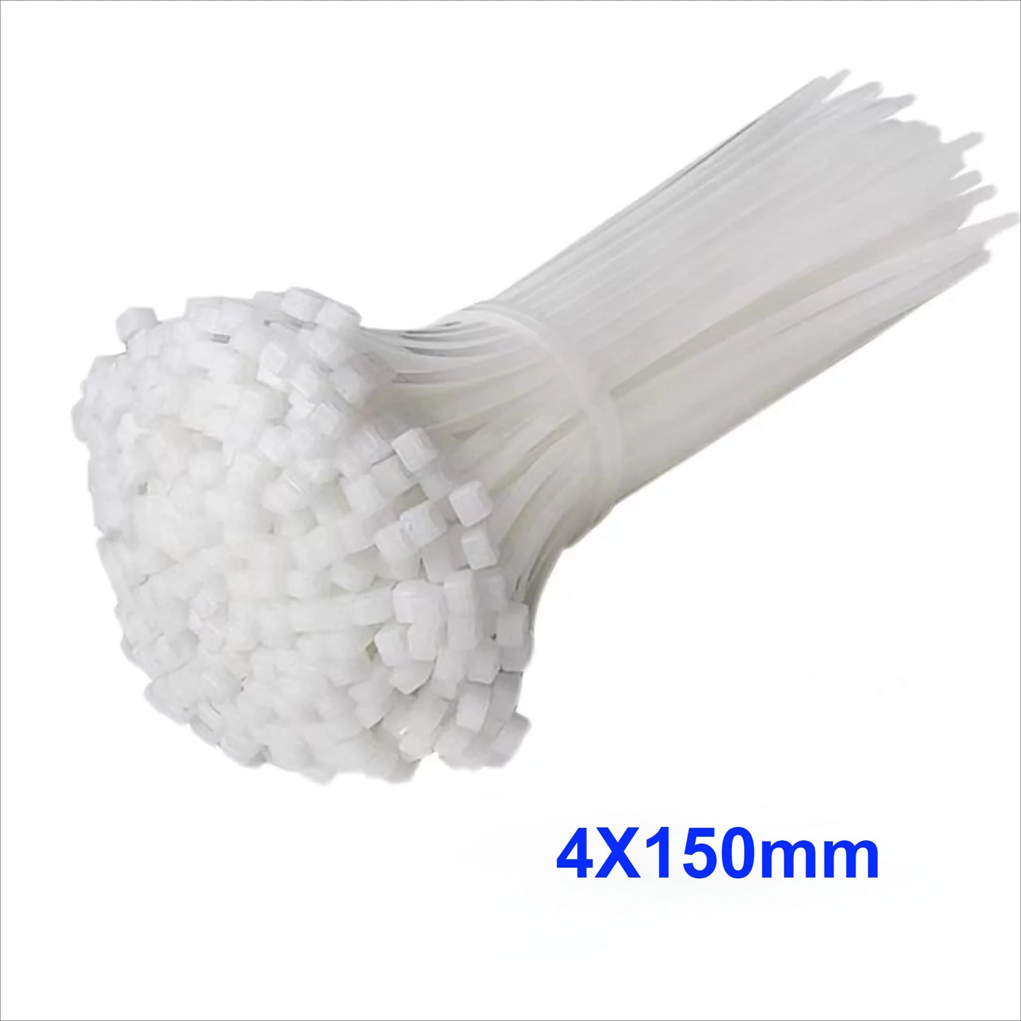 500/100Pcs Plastic Nylon Cable Ties Self-locking Cord Ties Straps Adjustable Cables Fastening Loop Home Office Wire Zip Ties