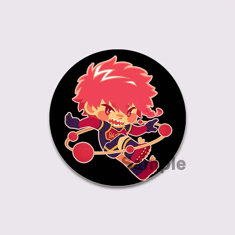 BLUE LOCK Anime Brooches Meguru Bachira/Yoichi Isagi/Hyouma Chigiri/Rensuke Kunigami Cartoon Badge Jacket Jeans Lapel Pins Gift Surpriseshopper.com