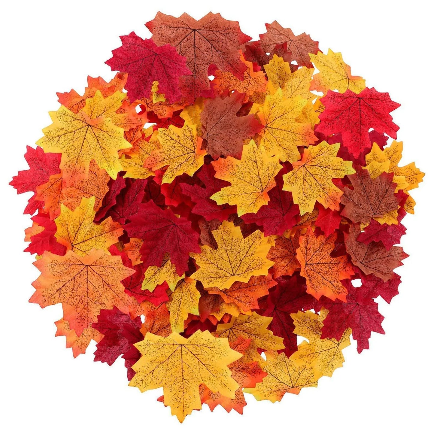 Multi-Pc Maple Leaves Artificial Simulation Autumn Leaf Petals Halloween Christma Thanksgiving Party Wedding Table Decoration