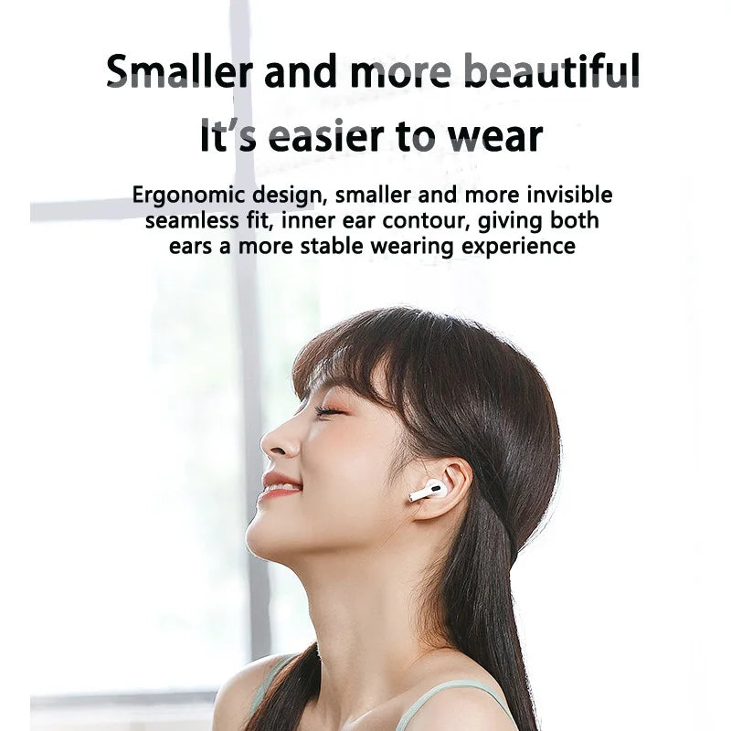 Pro 4 TWS Wireless Headphones Earphone Bluetooth-compatible 5.3 Waterproof Headset with Mic for Xiaomi iPhone Pro4 Earbuds - Surpriseshopper.com