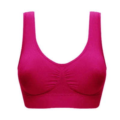 Sexy women push up BREAST bra big size backless bras plus size wireless brassiere breathable seamless bra 1pcs wfws01