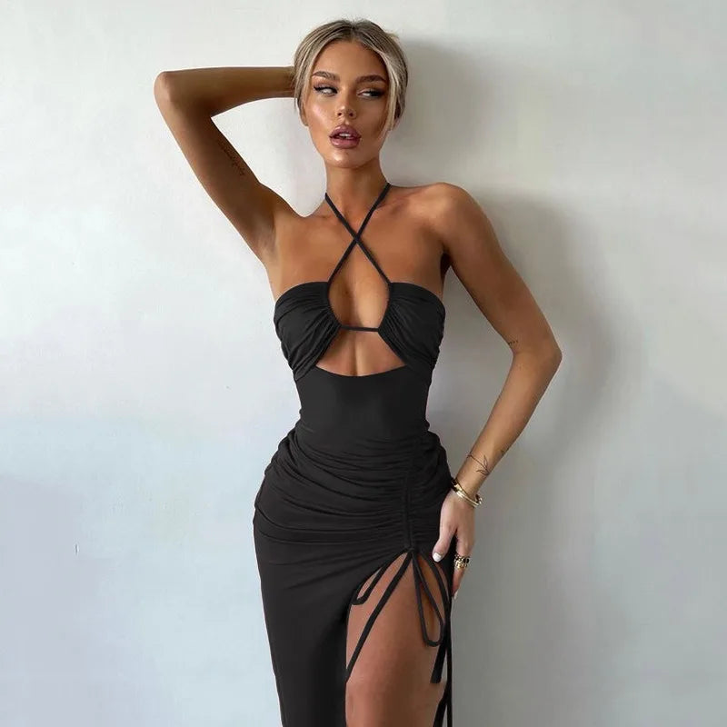 SummerSiren: Sexy Sleeveless Backless Bodycon Dress