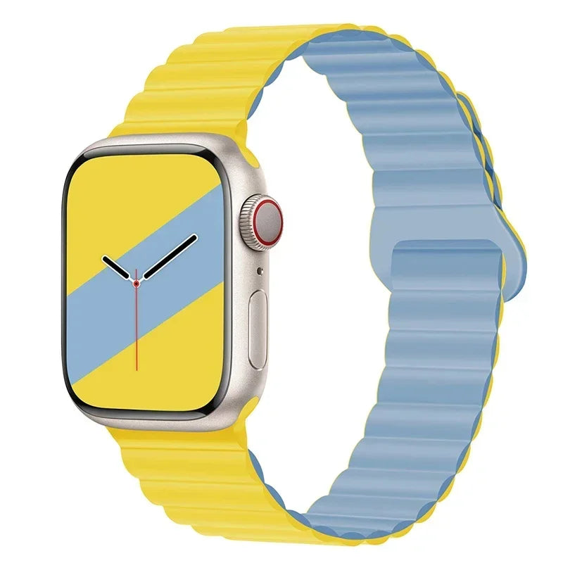 Magnetic Strap For Apple Watch Bands 45mm 38mm 49mm 40mm 42mm 41mm Silicone Sport Bracelet iWatch Series ultra 9 6 5 7 8 se 44mm - Surpriseshopper.com