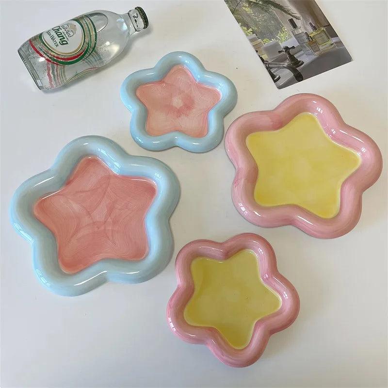 ArtisanGlow: Colorful Ceramic Multi-Purpose Display Bowl