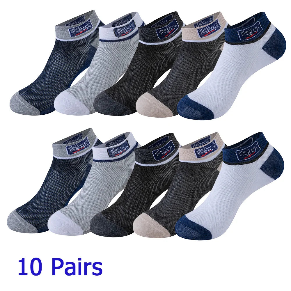 Invisible Comfort: 8 Pairs of Summer Boat Socks for Men & Women