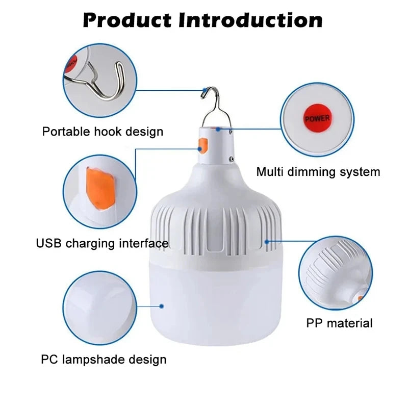 LumiCamp Pro: USB Rechargeable Portable Camping Light