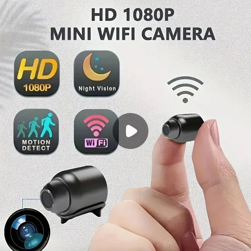 MiniGuard: Smart 1080p WiFi Camera – Your Ultimate Indoor Surveillance Solution!