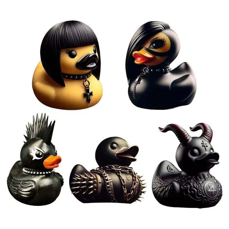 RockDemon: Gothic Punk Death Rock Duck Car Ornament